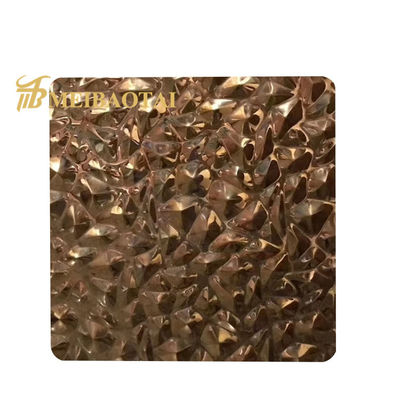 قیمت خوب JIS استاندارد گلاب طلا پوشش 0.65mm ضخامت برقی فولاد ضد زنگ برای صفحه تزئینی SS آنلاین