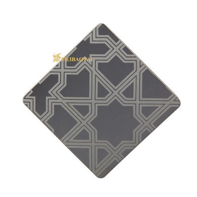 قیمت خوب روکش رنگی Pvd ورق فولادی ضد زنگ اچ شده با آینه به ضخامت 1.0 میلی متر آنلاین