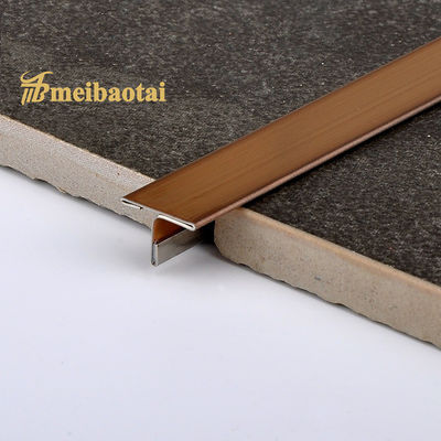 قیمت خوب تایل های مس قدیمی 10 میلی متری فولاد ضد زنگ با پایان مو برای محافظت از گوشه آنلاین