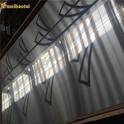ورق استیل ضد زنگ تزئینات آسانسور 304 سایز 4X8 4X10 فوت