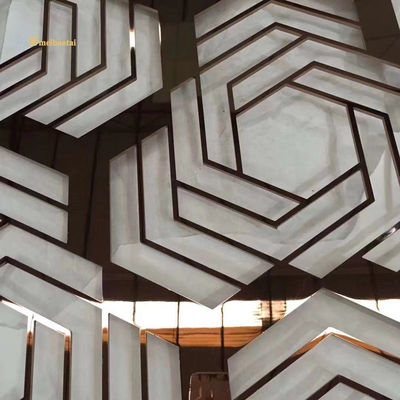 قیمت خوب 304 Pvd رنگ آینه پایان فولاد ضد زنگ اتاق جدا کننده آسیاب لبه برای تزئینات آنلاین