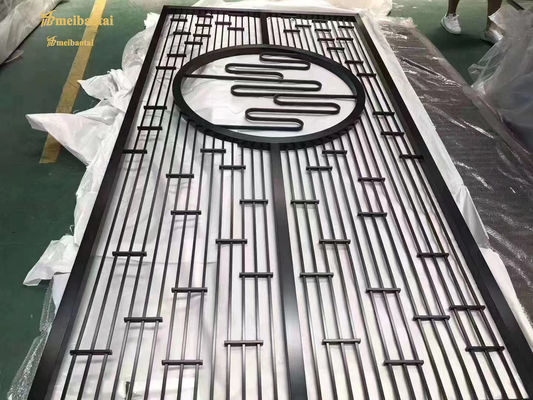 قیمت خوب رنگ قهوه ای اندازه سفارشی محبوب جدا کننده اتاق فلزی آنلاین