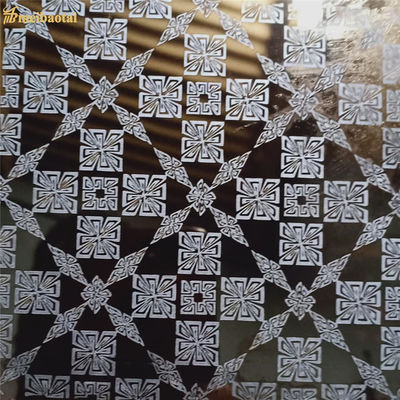 ورق فولاد ضد زنگ گچ شده درجه 201 1219x3048mm با فیلم PVC 70 میکروونی برای پانل تزئینی آسانسور