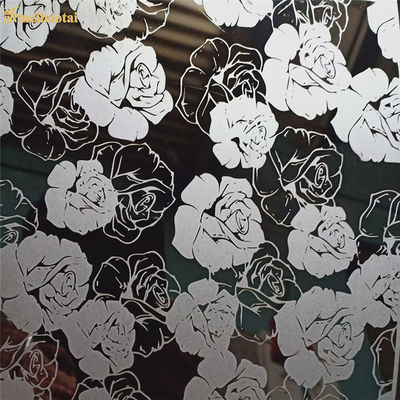پوشش رنگی مختلف ورق فولادی ضد زنگ اچ شده درجه 304 در اندازه 1219x3048 میلی متر برای کاربردهای تزئینی
