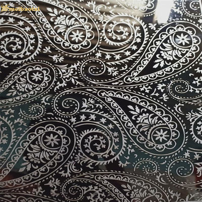 قیمت خوب ورق فولادی تزئینی 4*8FT پی وی سی اچ شده ورق فولادی ضد زنگ با عرض 1000 میلی متر آنلاین