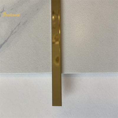 قیمت خوب طلایی T نمایه دیوار گوشه کاشی استیل ضد زنگ 6 میلی متر آنلاین