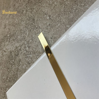 قیمت خوب 304 فولاد ضد زنگ تایل تراش با سطح آینه و 3048mm طول برای دیوار و کف آنلاین