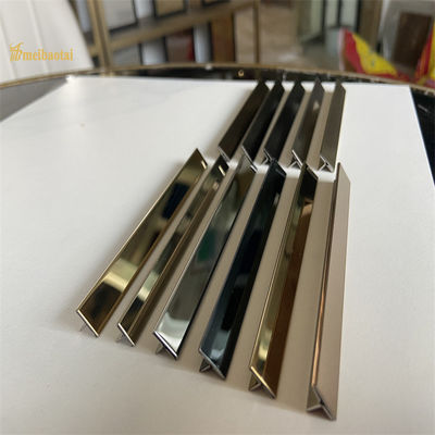 قیمت خوب AISI 304 Stainless Steel Tile Trim T Shape Mirror خط مو به پایان رسید آنلاین