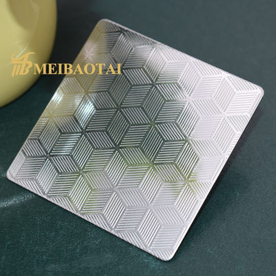 قیمت خوب صفحه تزئینی ورق استیل ضد زنگ برجسته مقاوم در برابر خراش SS304 201 430 آنلاین