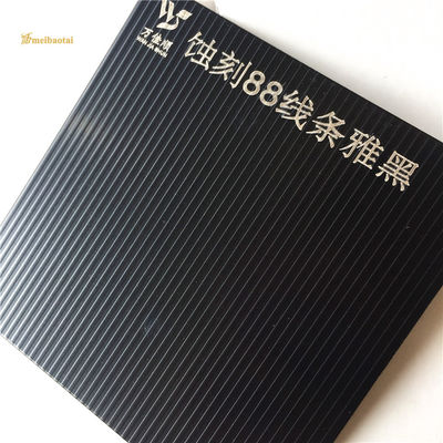 قیمت خوب رنگ سیاه NO.88 خط الگوی درجه 304 دوبل فیلم PVC برقی فولادی ضد زنگ برای تزئین آسانسور آنلاین