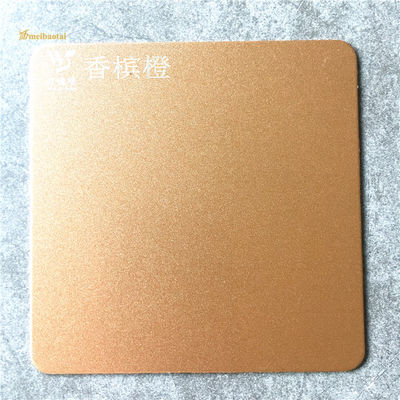 قیمت خوب ورق فولاد ضد زنگ نارنجی 304 ضخامت 0.65mm برای تزئینات دیوار و پوشش آنلاین