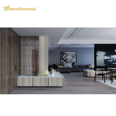 قیمت خوب ورق های لمینت ضد زنگ تقلیدی چوب تزئینی لبه دیوار 1000 میلی متر عرض آنلاین