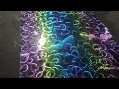 ورق فولاد ضد زنگ با رنگ لیزر